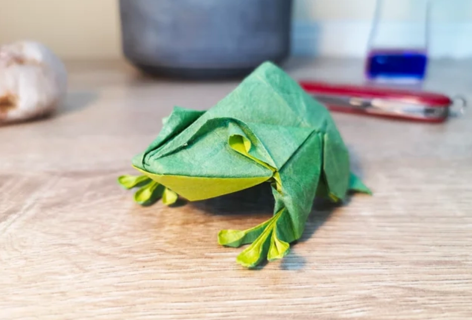 會跳的青蛙 摺紙