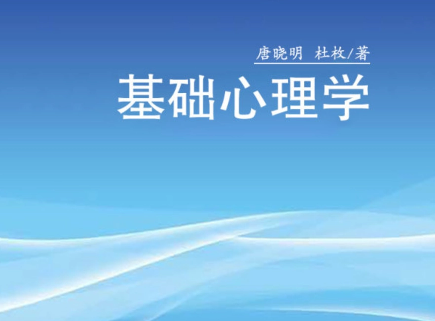 心理學基礎 心理學基礎