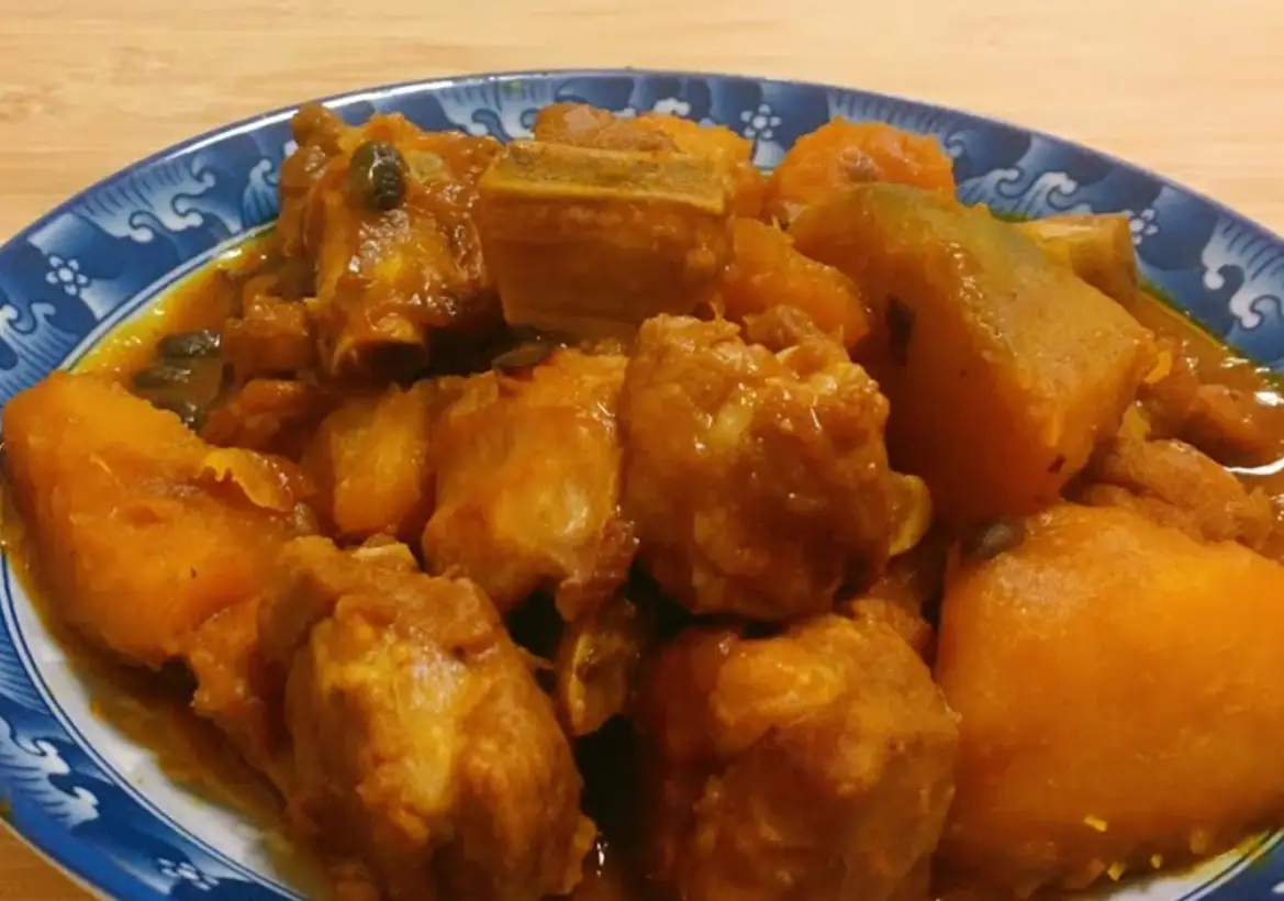 南瓜栗子炆排骨 食譜