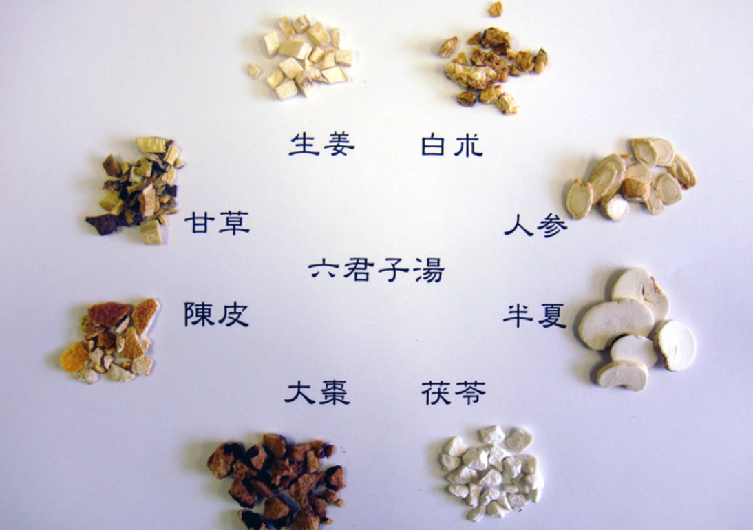 胃酸逆流中藥方