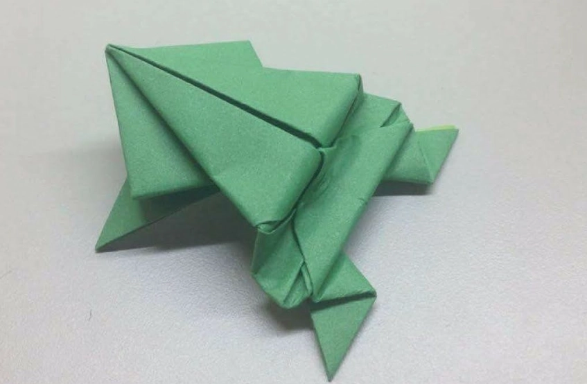 摺紙青蛙製作 摺紙青蛙製作