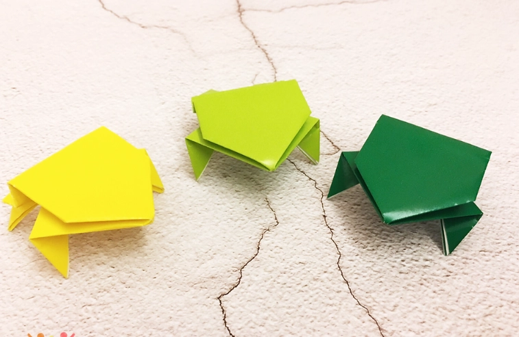 摺紙青蛙製作 摺紙青蛙製作