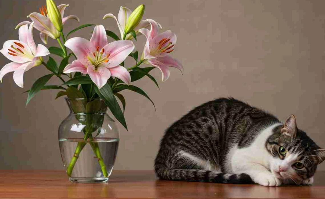 百合花對貓有毒