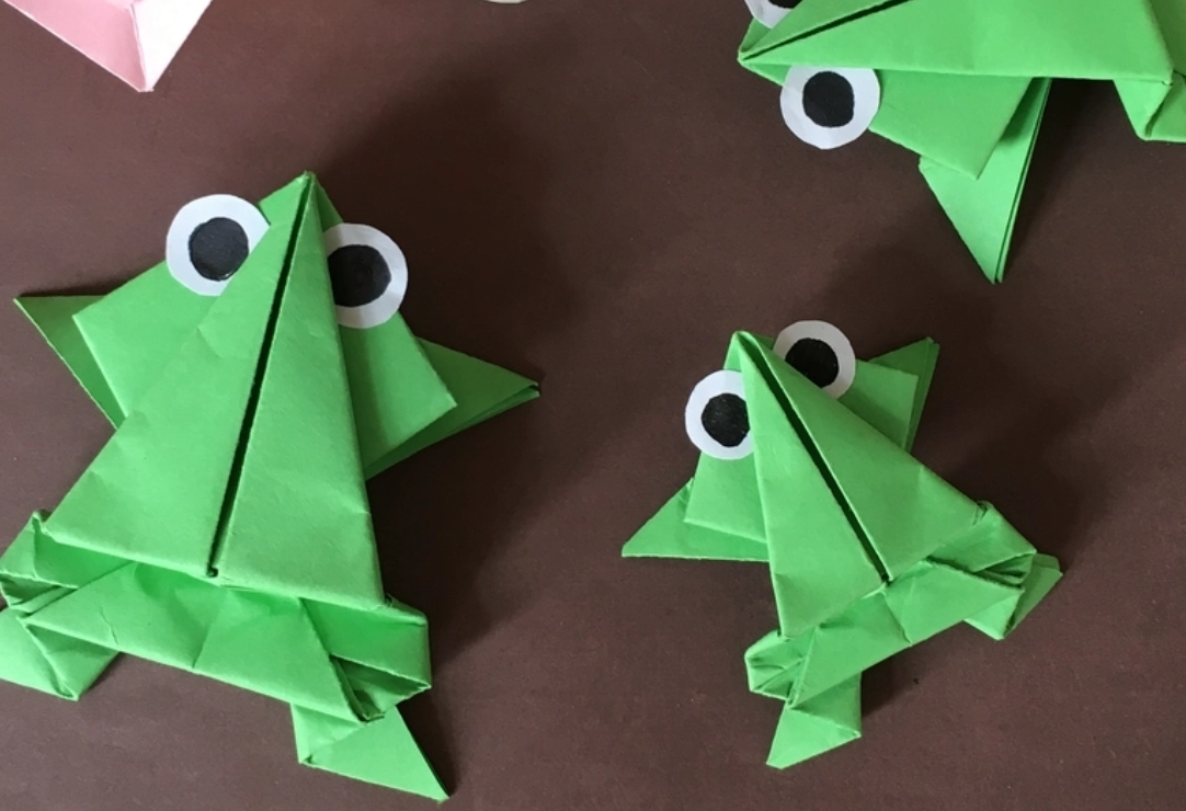 紙青蛙折法