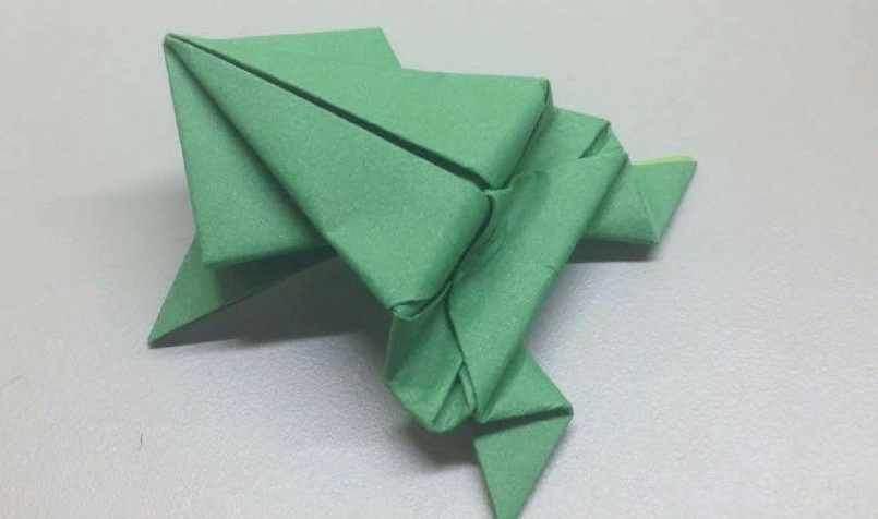 會跳的青蛙折法