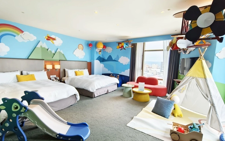 可以玩整天的飯店