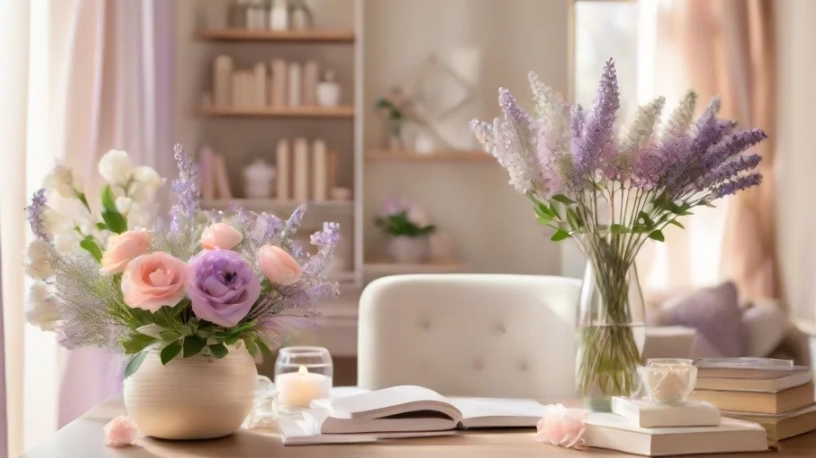 辦公室假花布置