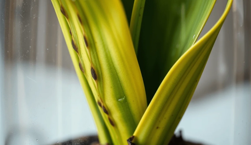 虎尾蘭葉子變黃原因