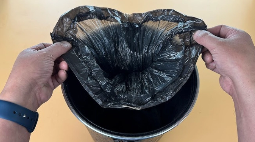 垃圾袋收納技巧