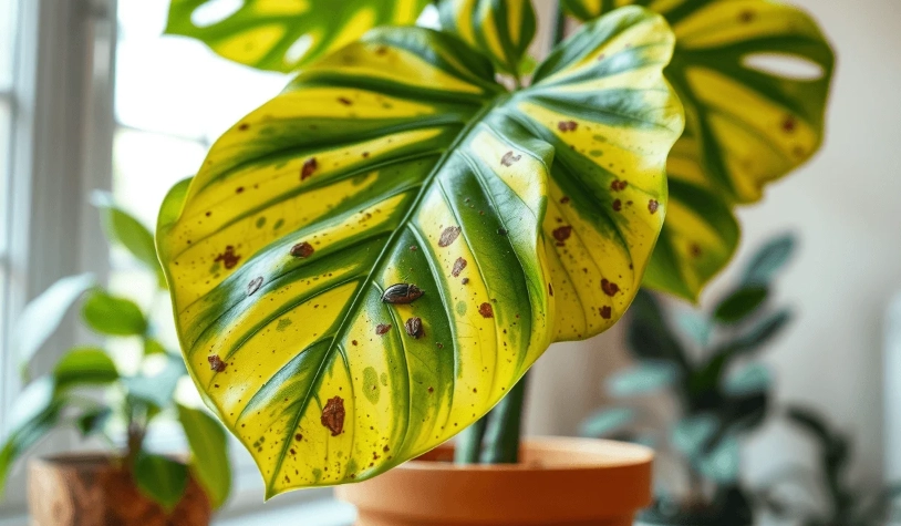 龜背芋葉子發黃 龜背芋葉子發黃