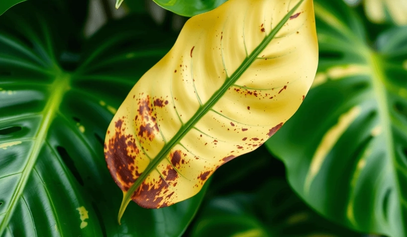 龜背芋葉子發黃 龜背芋葉子發黃