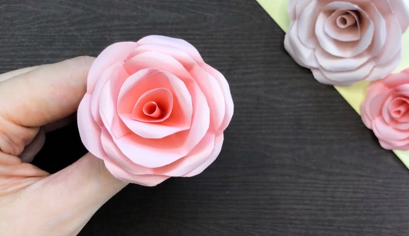 紙玫瑰花教程 紙玫瑰花教程