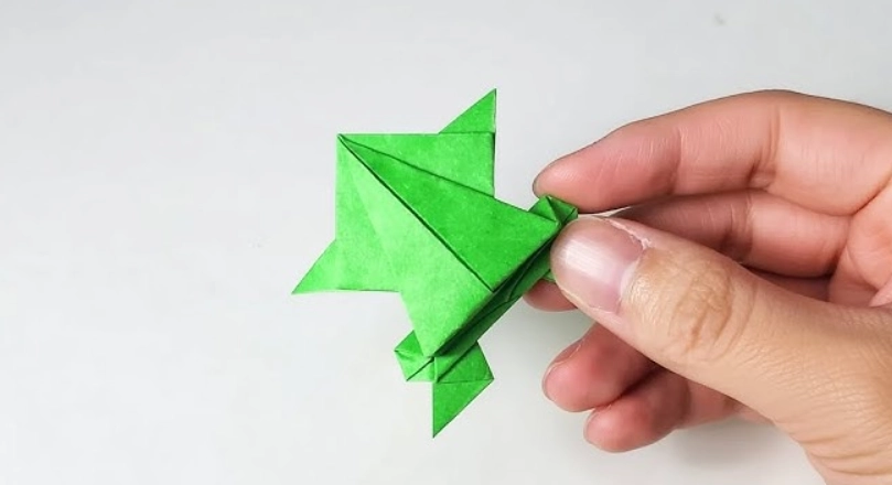 會跳的青蛙折法