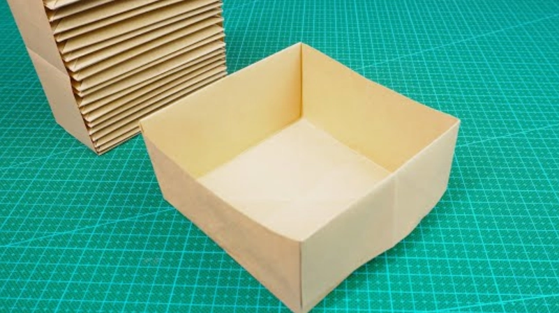 A4纸折盒子 A4纸折盒子