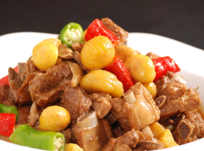 栗子排骨料理