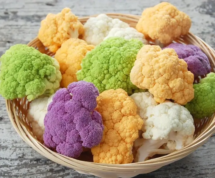 變色花椰菜處理