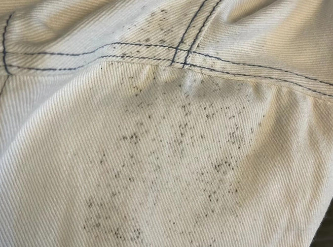 去除衣物霉斑