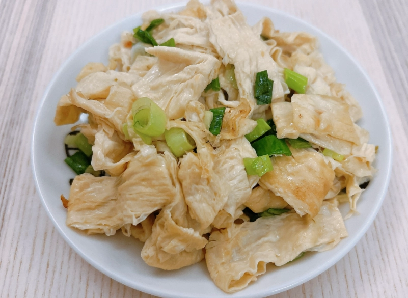 炒豆皮料理