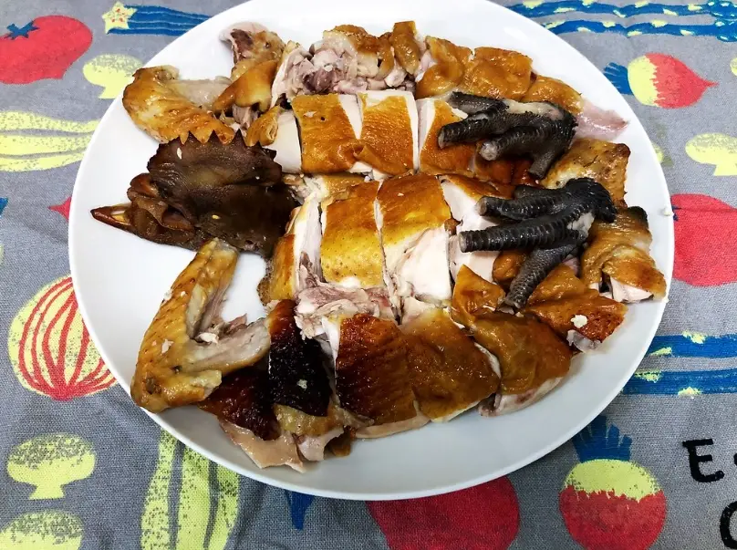 電鍋蒸全雞