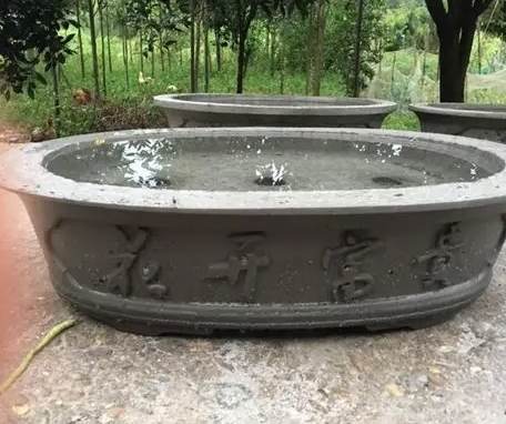 水泥盆鹼性處理