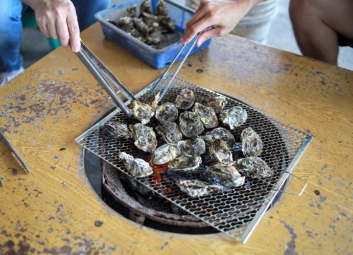 潟湖烤蚵技巧 潟湖烤蚵技巧