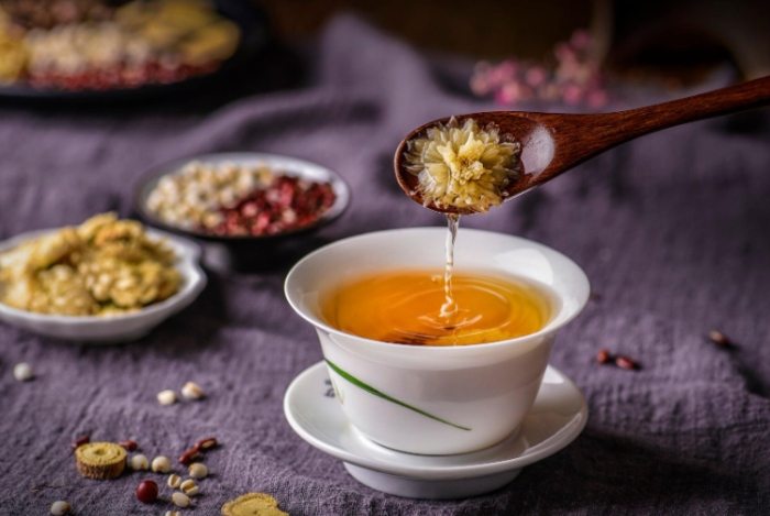 菊花普洱茶好處