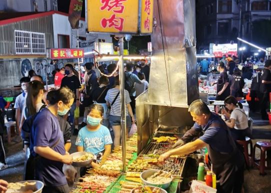 頭份建國夜市停車