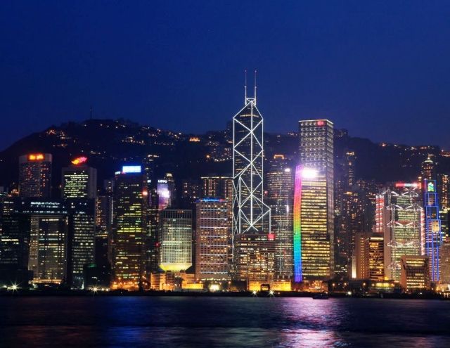 維多利亞港夜景