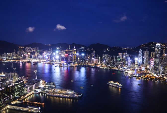 維多利亞港夜景