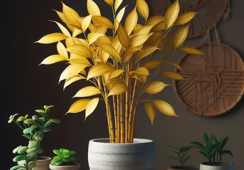 富貴竹葉子變黃