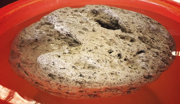 防止發泡煉石浮起