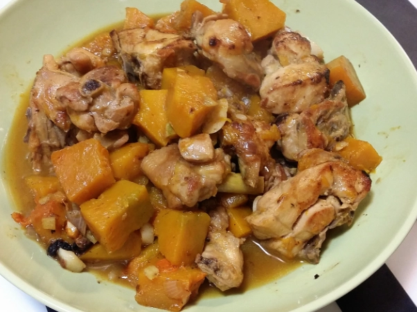 南瓜栗子炆雞 食譜