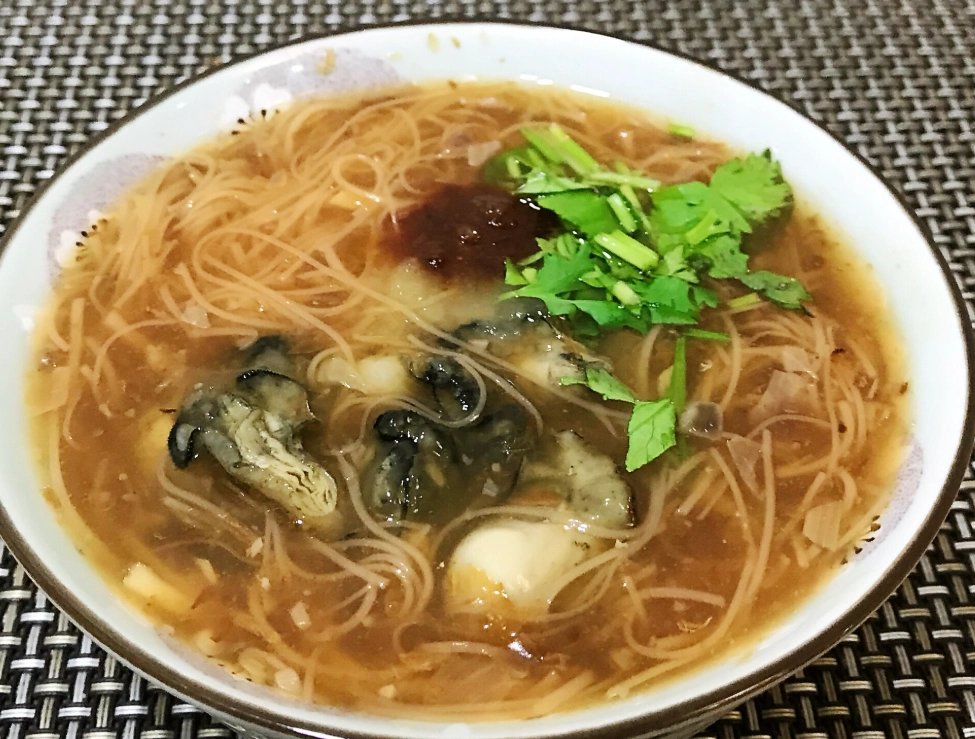 蚵仔麵線湯頭做法