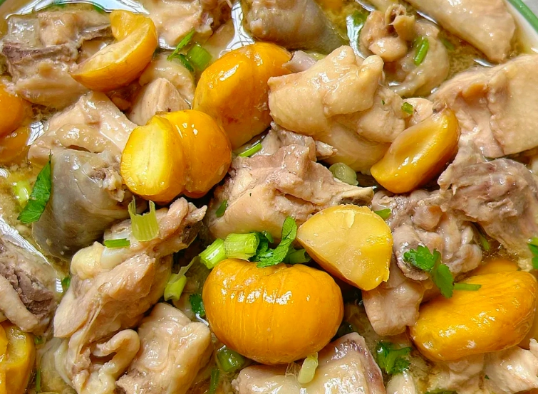 洋蔥栗子雞 營養