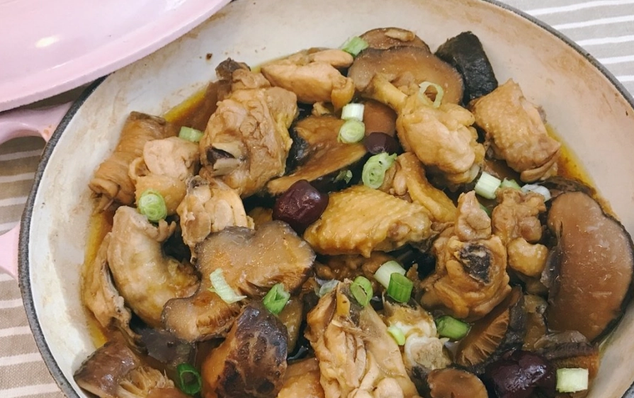 蠔油冬菇炆雞食譜