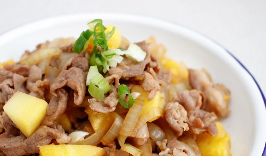 鳳梨炒肉食譜