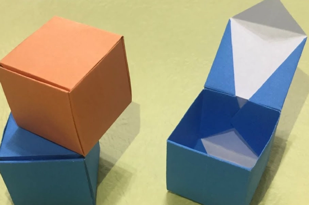 紙盒折法