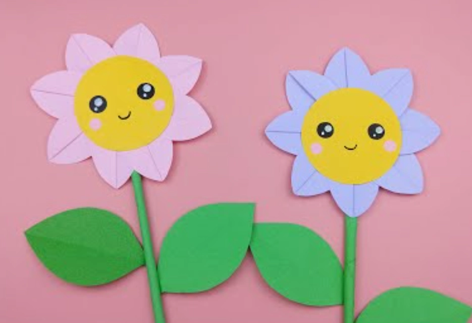 幼兒摺紙花教學