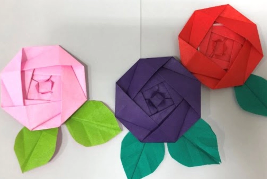 幼兒摺紙花教學