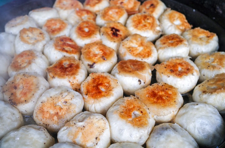 新營素食水煎包