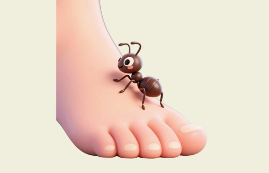 夢到螞蟻爬腳