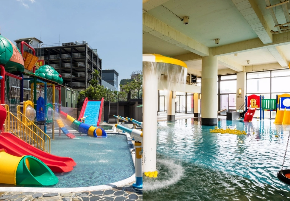 親子飯店溫水游泳池