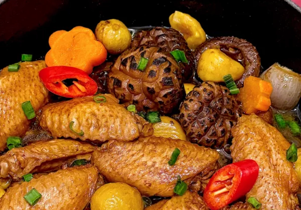 栗子炆冬菇食譜