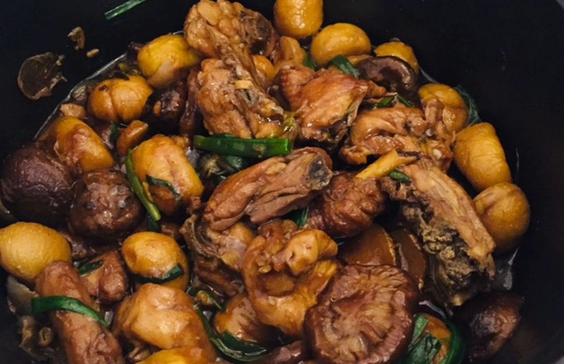 栗子炆冬菇做法