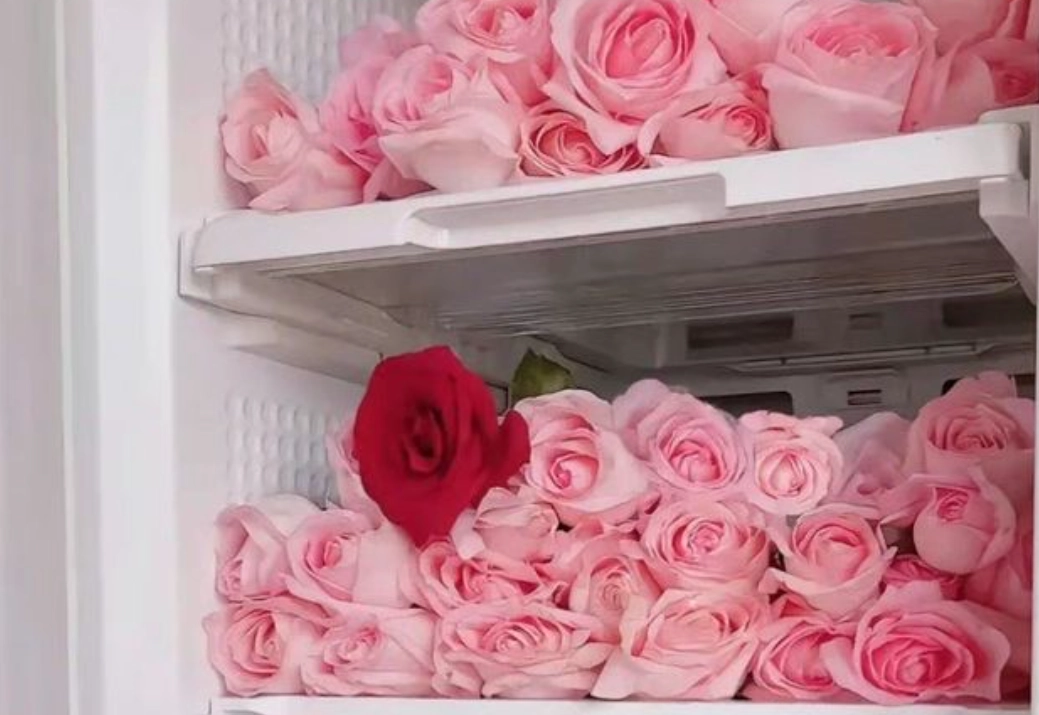 玫瑰花放冰箱 玫瑰花放冰箱