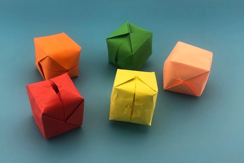 正方形摺紙教學