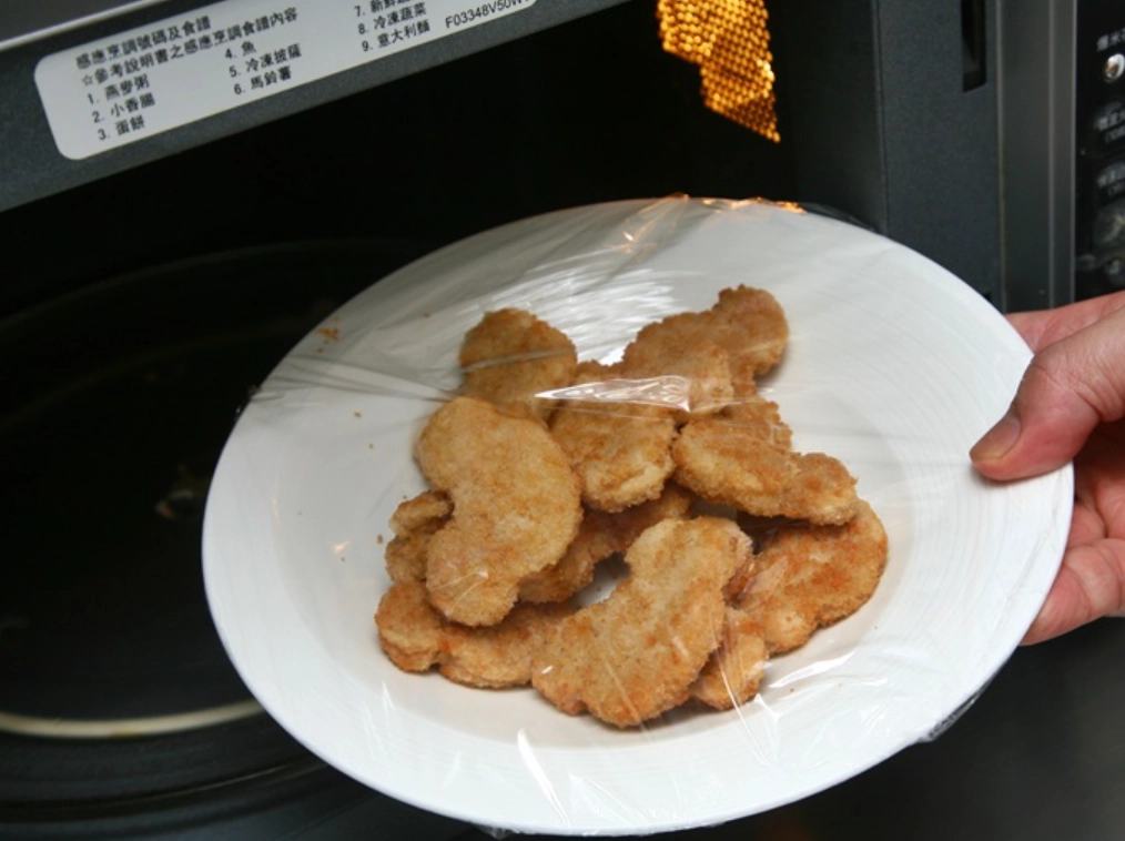 冷凍炸物微波